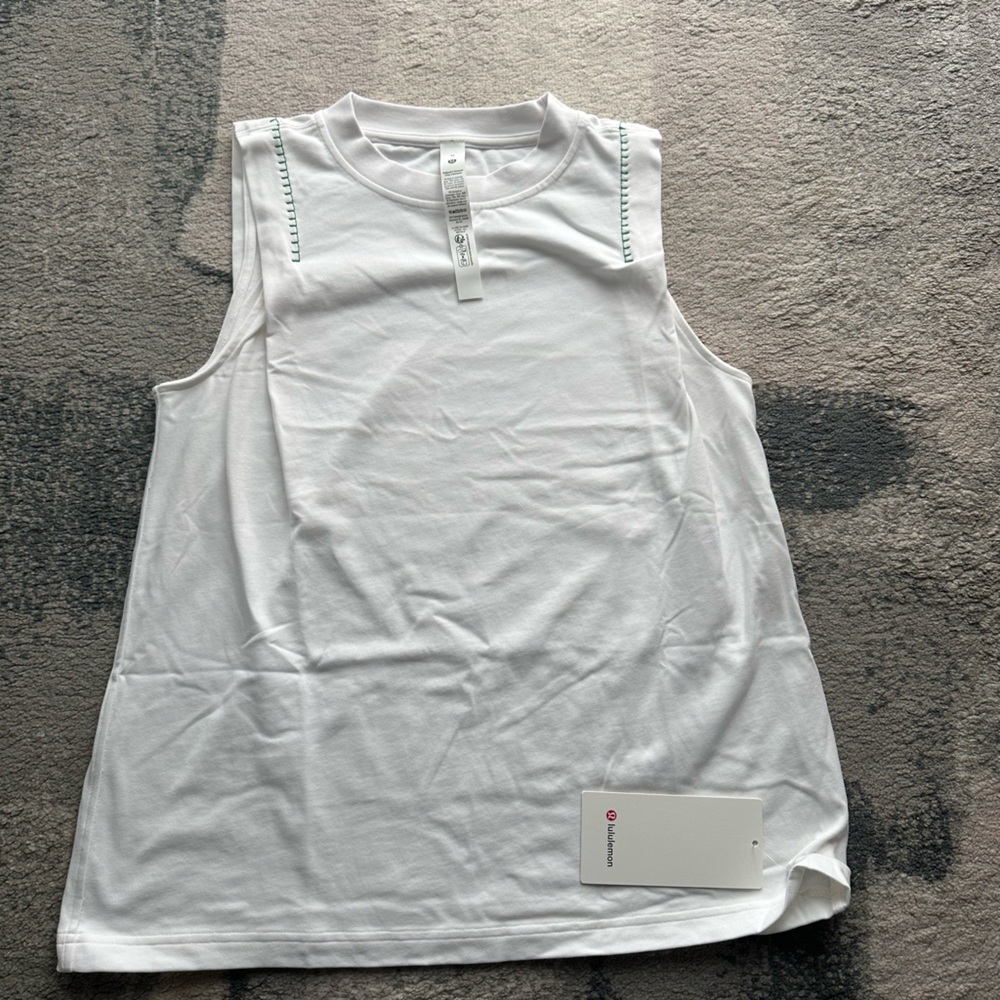 Lululemon White Tank Top
